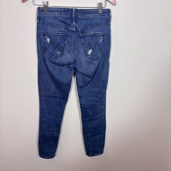 Mother The Pixie Jean in Graffiti Girl Size 25 Distressed Button Fly - Picture 7 of 14